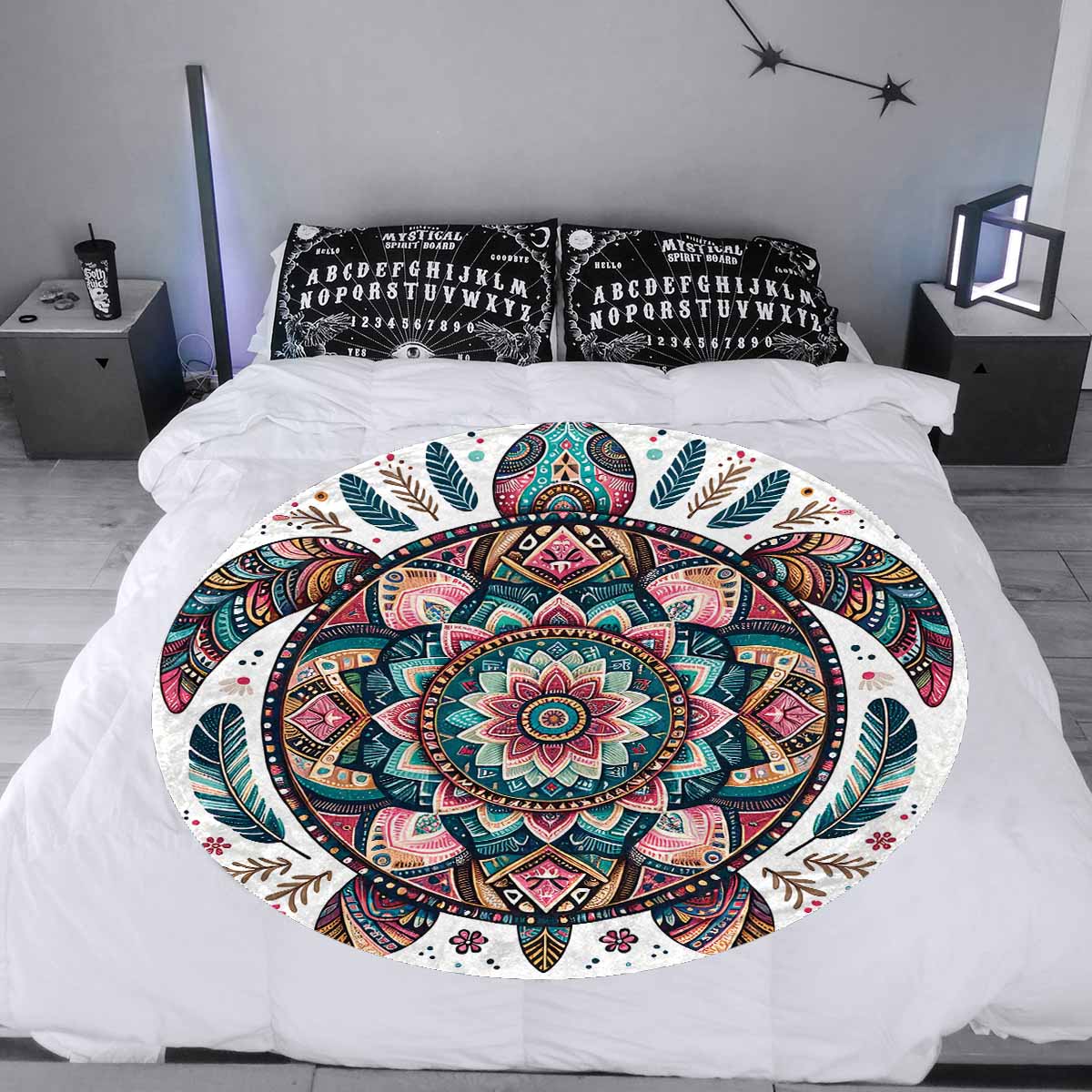 Mandella_Turtle_Awd35149  Circular Micro Fleece Blanket 47"