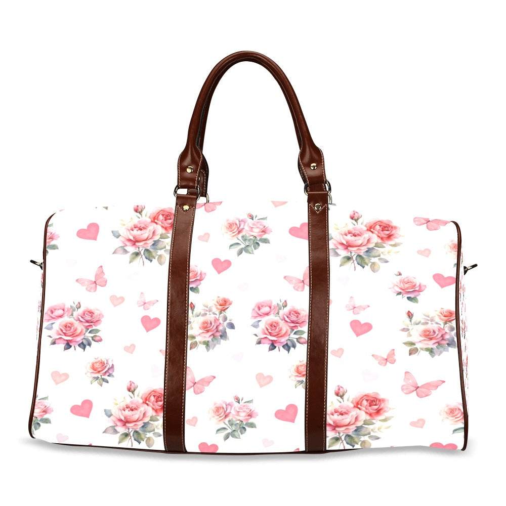 roses8 Waterproof Travel Bag/Small (Model 1639)