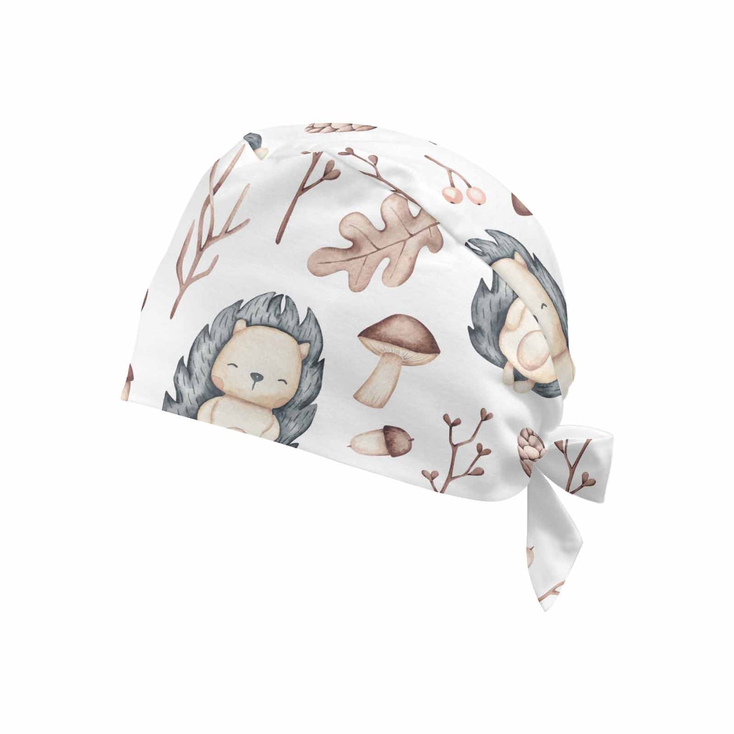 Nurse Scrub Cap Autumn Hedgehog  Scrub Cap