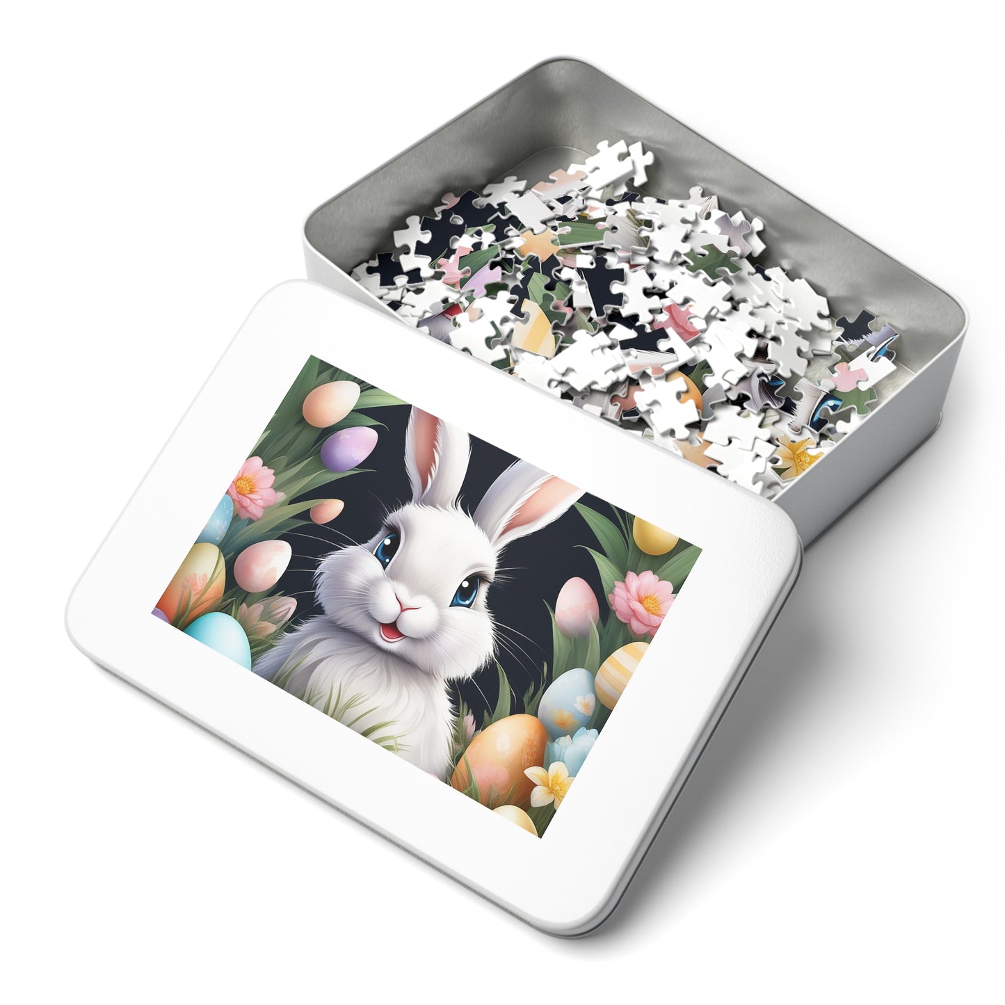 Puzzle, Easter, Rabbit, Personalised/Non-Personalised (30, 110, 252, 500,1000-Piece) awd-649