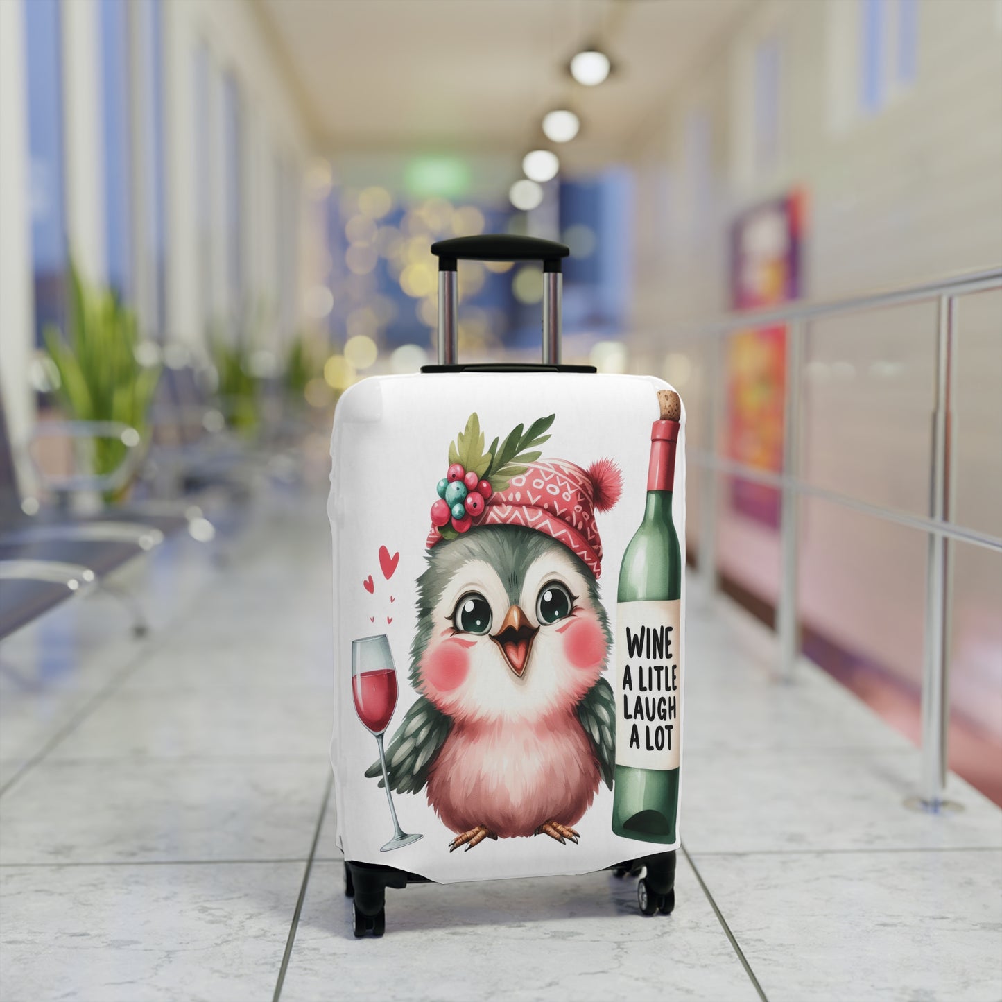 Luggage Cover, Cute Bird, awd-1647