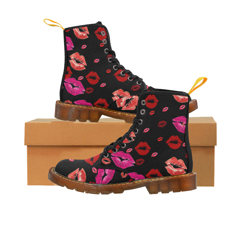 red lip Martin Boots For Women Model 1203H