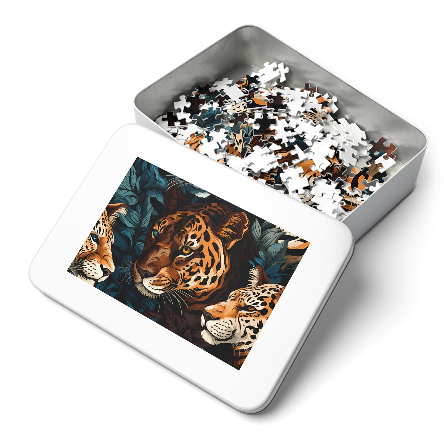 Jigsaw Puzzle, Leopard, Personalised/Non-Personalised (30, 110, 252, 500,1000-Piece)