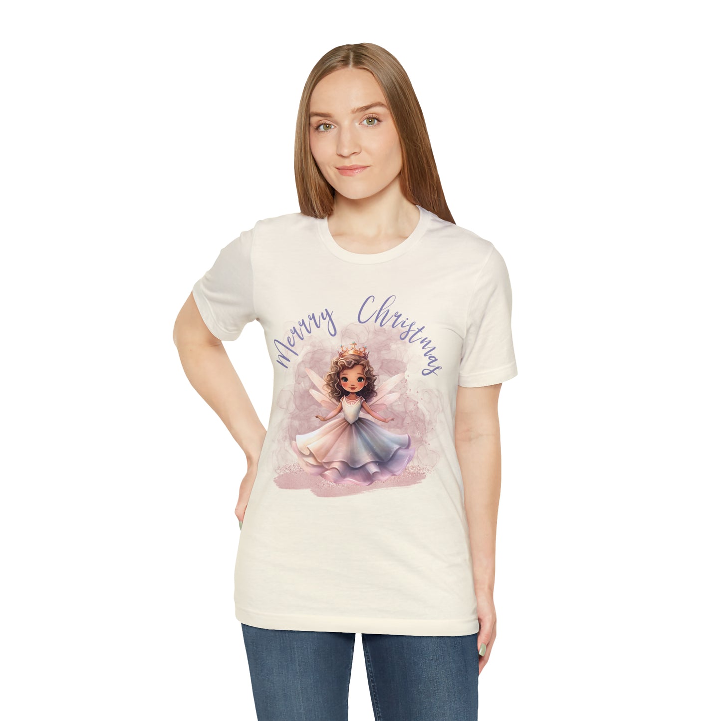 Unisex Jersey Short Sleeve Tee Christmas, Women's Fairy T-shirt - A0010