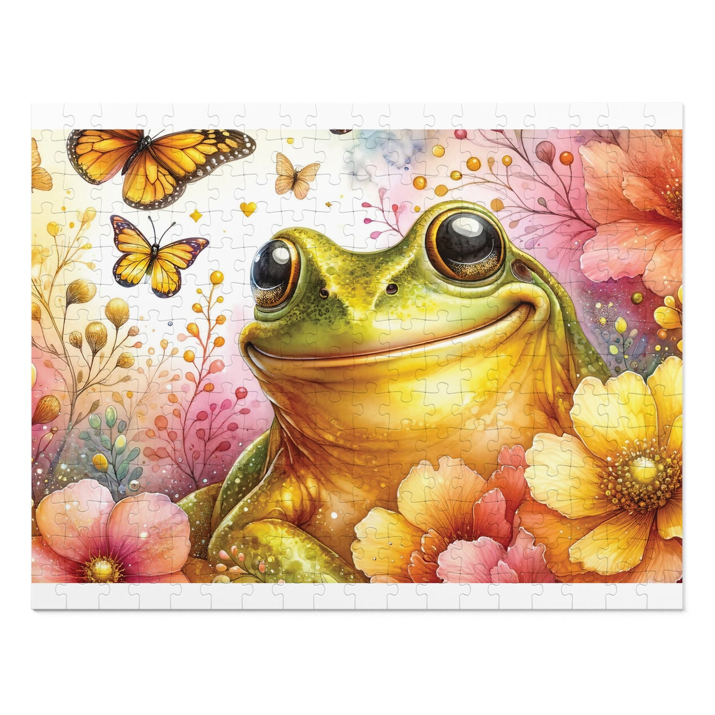 Jigsaw Puzzle, Frog, Personalised/Non-Personalised (30, 110, 252, 500,1000-Piece)