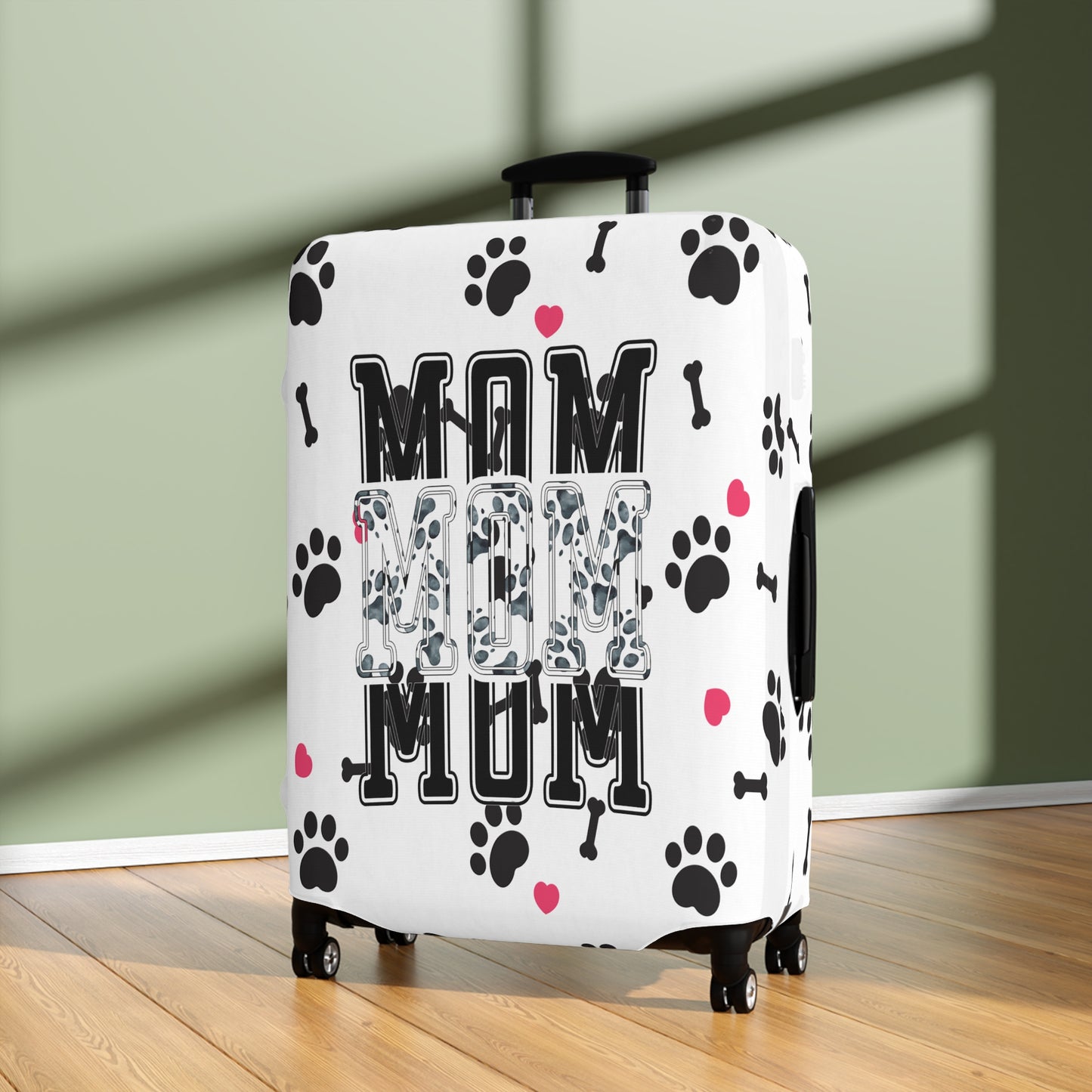 Luggage Cover, Dog Mom, awd-1361