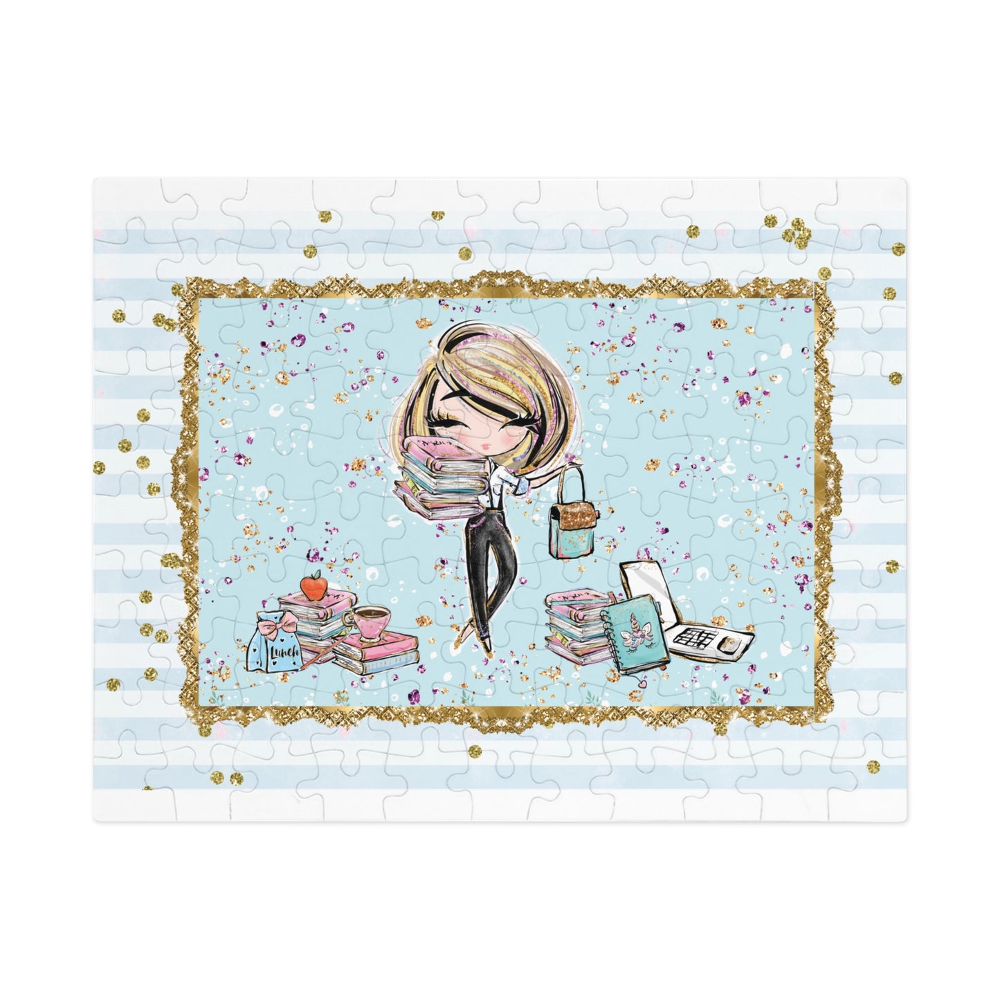 Jigsaw Puzzle, Teacher, Personalised/Non-Personalised (30, 110, 252, 500,1000-Piece)