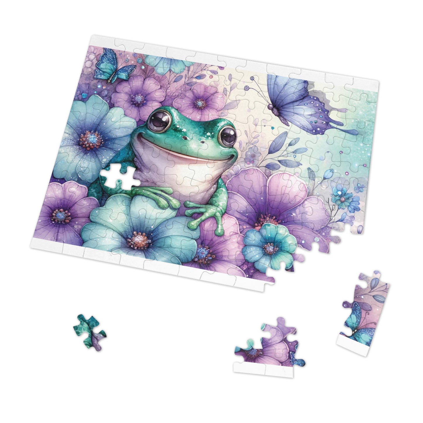 Jigsaw Puzzle, Frog, Personalised/Non-Personalised (30, 110, 252, 500,1000-Piece)