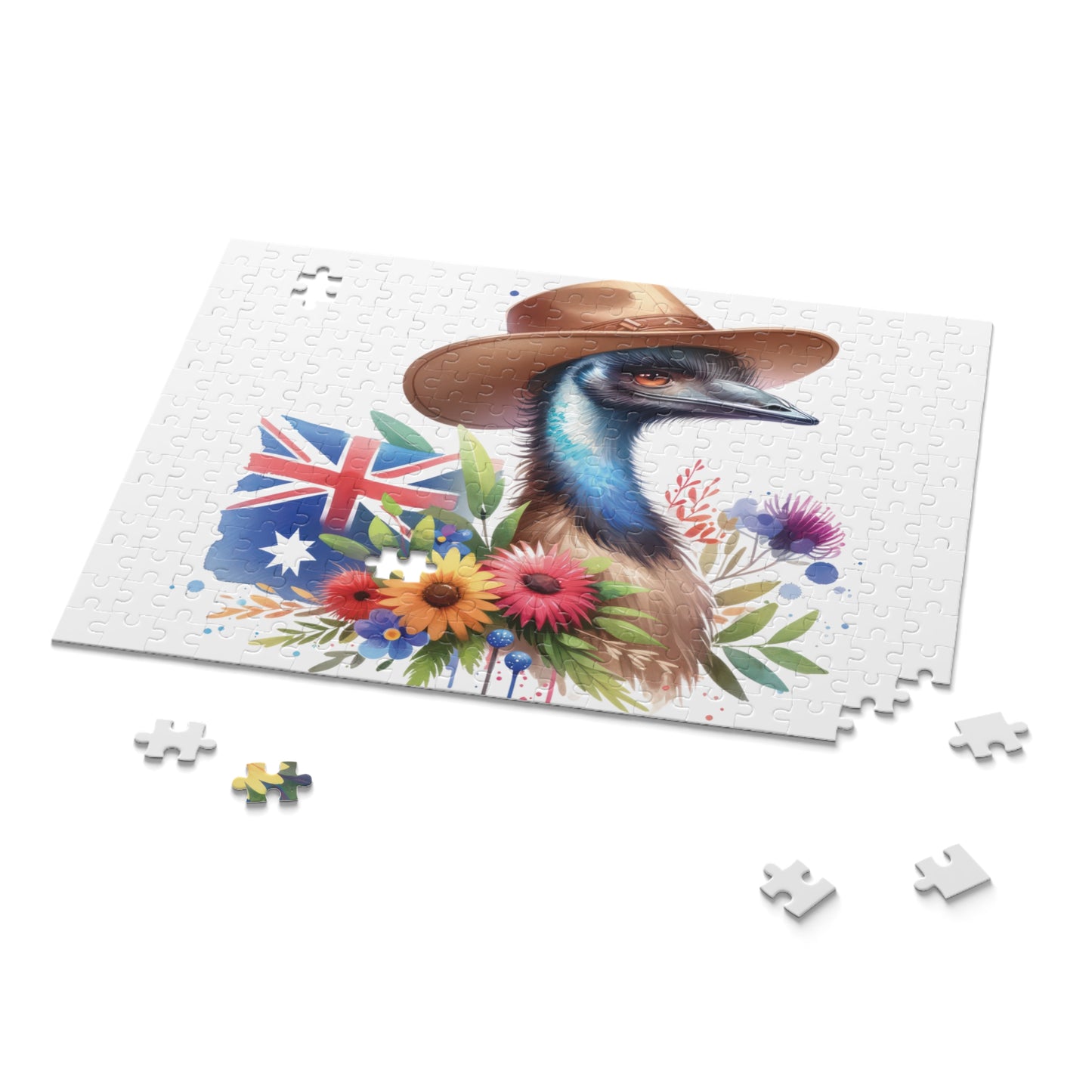 Personalised/Non-Personalised Puzzle, Emu (120, 252, 500-Piece)