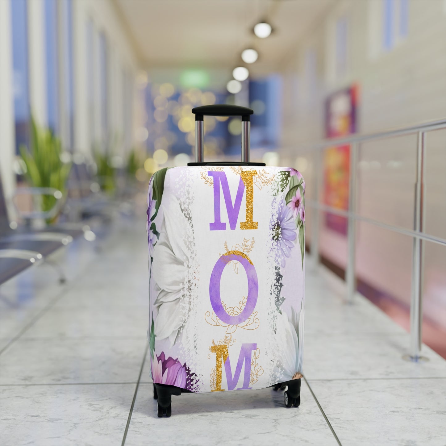 Luggage Cover, Floral, Mom, awd-532