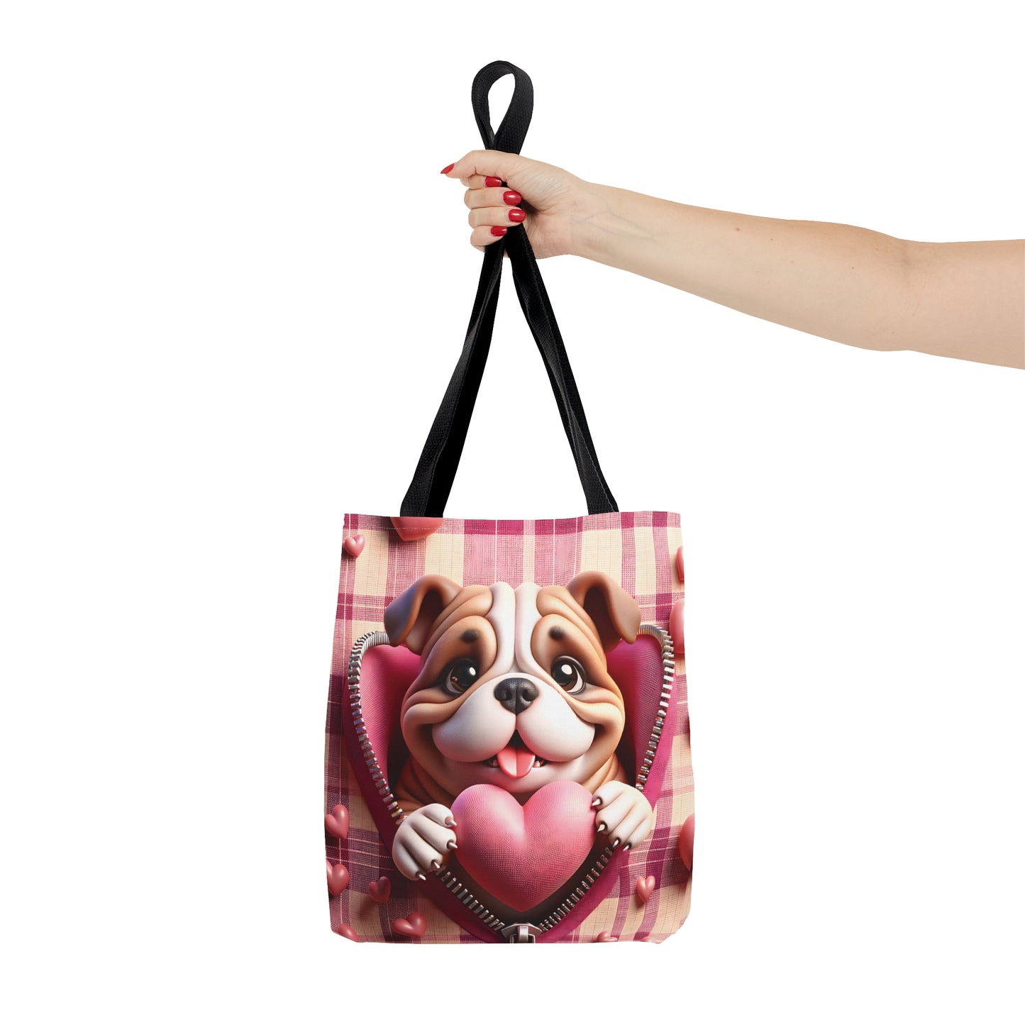 Tote Bag, Cute Dog, Personalised/Non-Personalised Tote bag