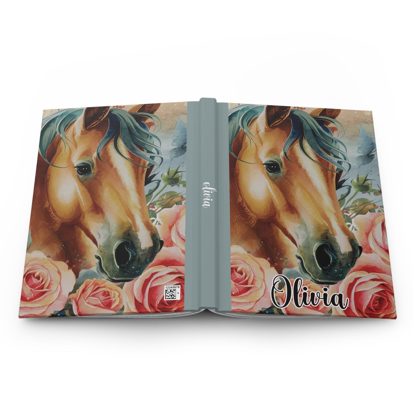 Personalised Hardcover Journal Matte, Country and Western, Horse, awd-1720