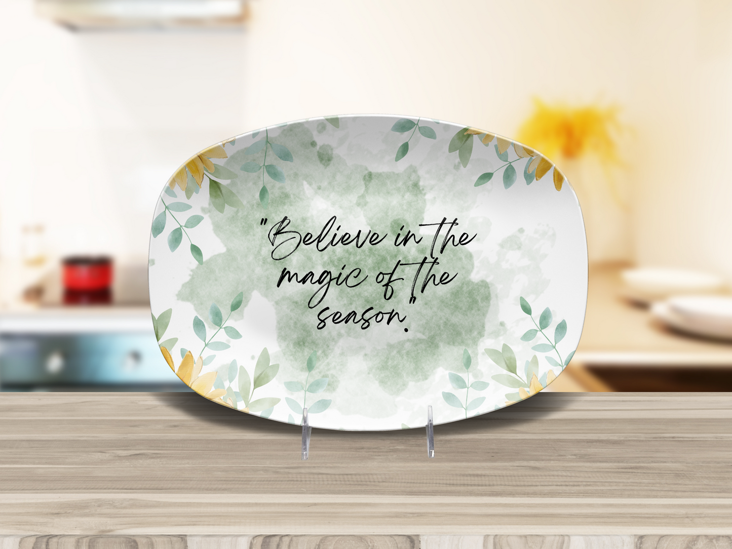 BBQ Platter Believe in the Magic 10"x14" Platter