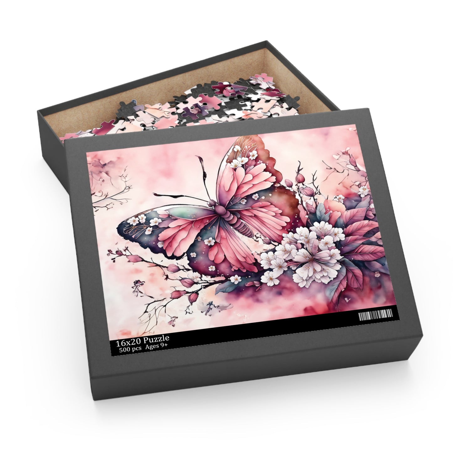 Personalised/Non-Personalised Puzzle, Butterfly Dreams (120, 252, 500-Piece)