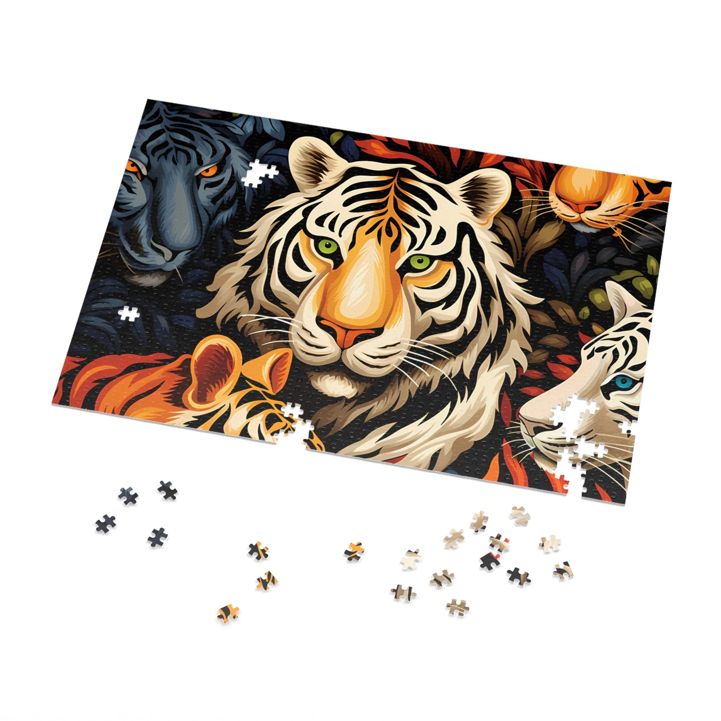 Jigsaw Puzzle, Lion, Personalised/Non-Personalised (30, 110, 252, 500,1000-Piece)