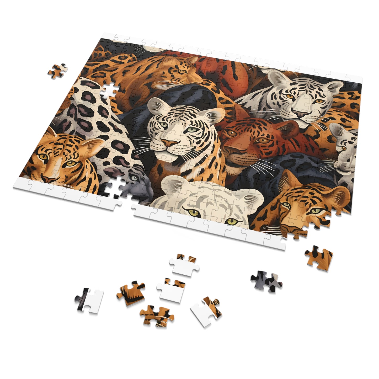 Jigsaw Puzzle, Leopard, Personalised/Non-Personalised (30, 110, 252, 500,1000-Piece)