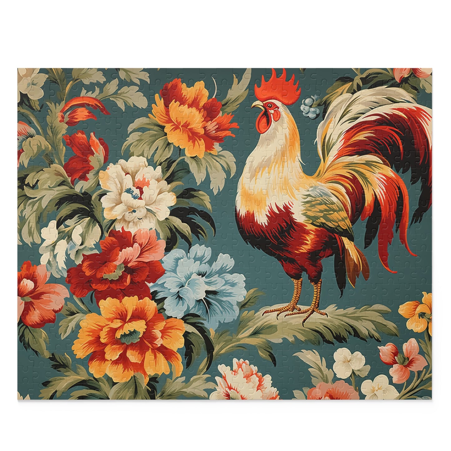 Personalised/Non-Personalised Puzzle, Chickens/Rooster (120, 252, 500-Piece)