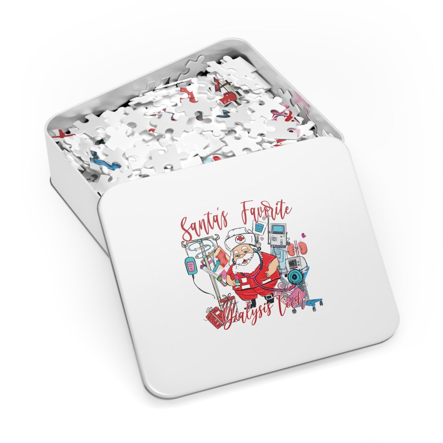 Jigsaw Puzzle, Santa's Favorite Dialysis Tech, Personalised/Non-Personalised (30, 110, 252, 500,1000-Piece)