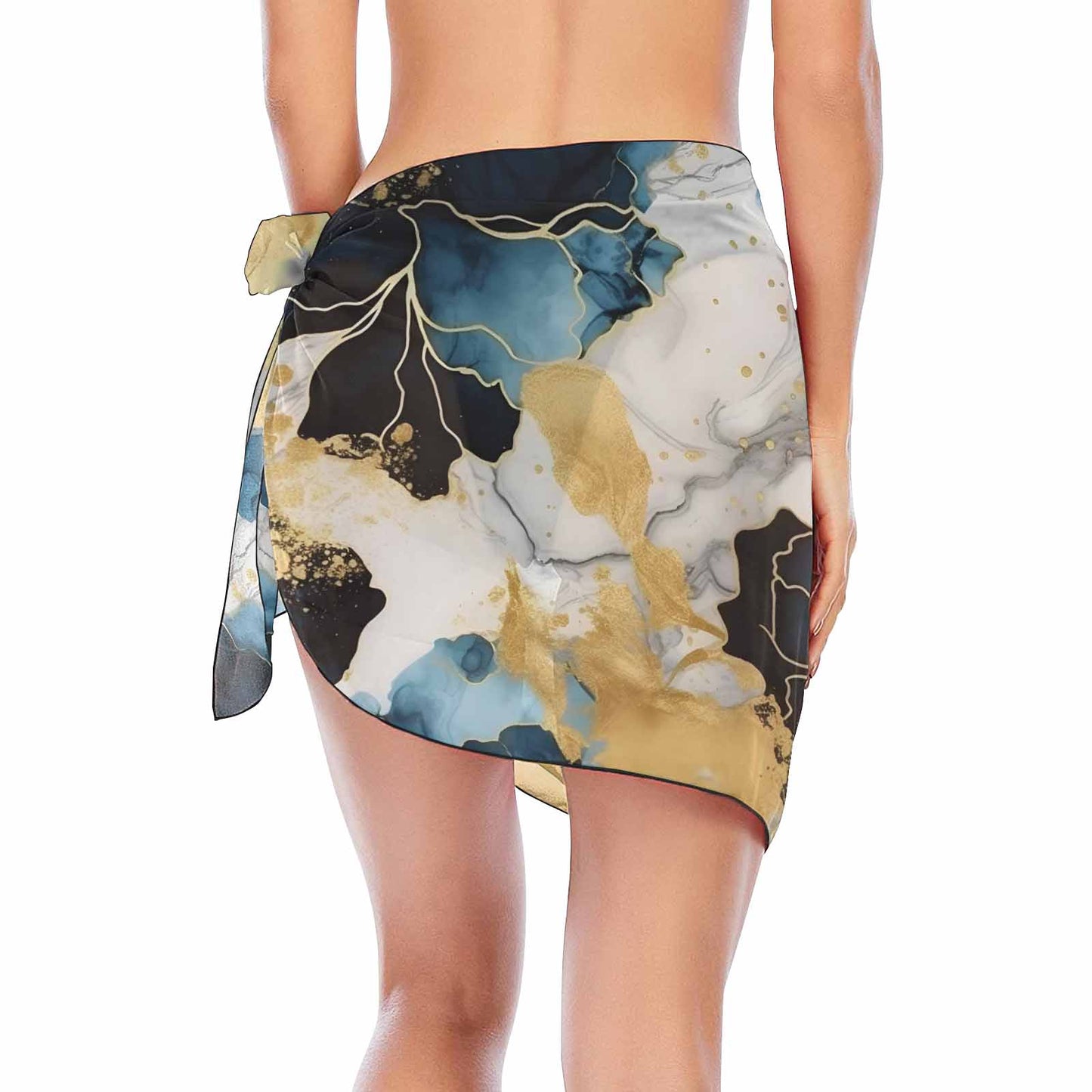 Alcohol Ink 2  Women's Beach Sarong Wrap