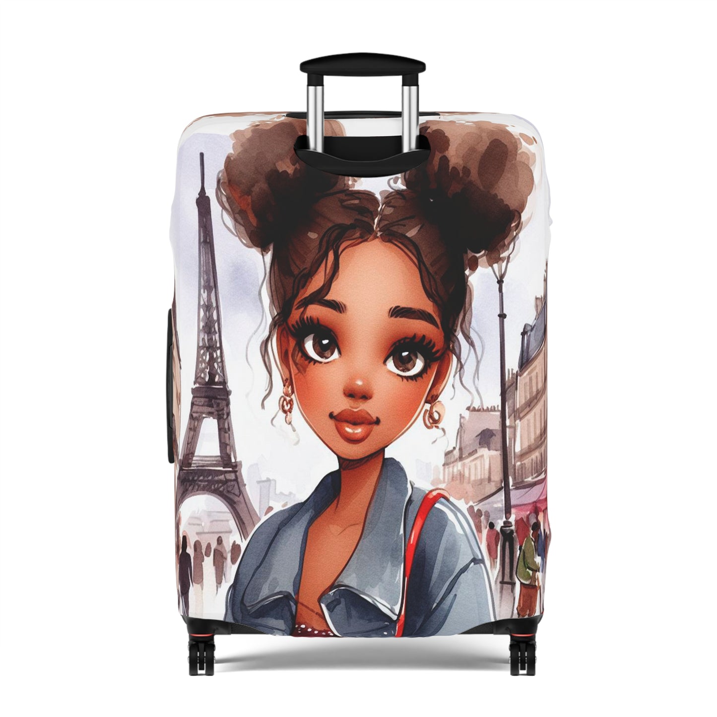 Luggage Cover, Just a Girl Who loves Travelling, awd-2103