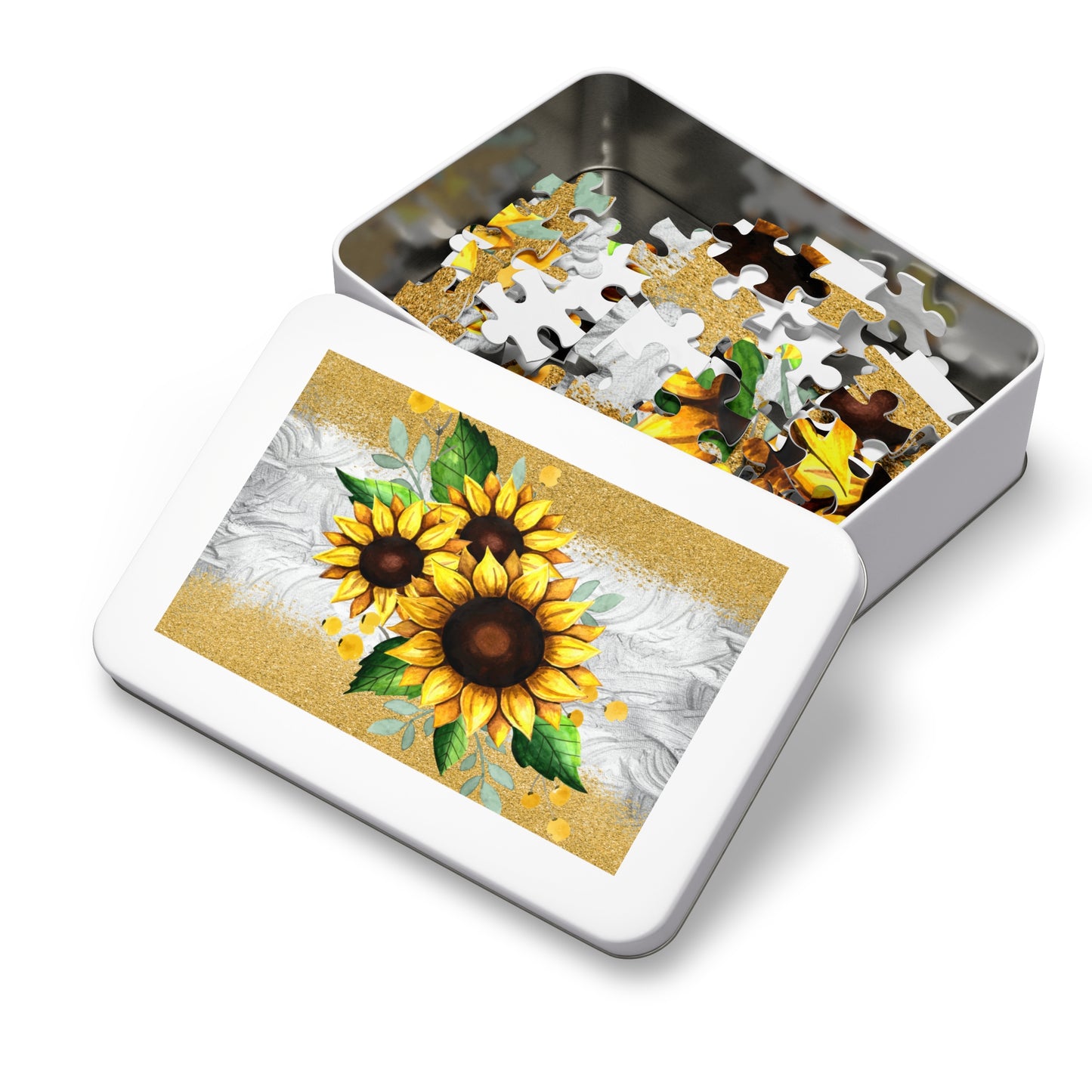 Jigsaw Puzzle, Sunflower, Personalised/Non-Personalised (30, 110, 252, 500,1000-Piece)