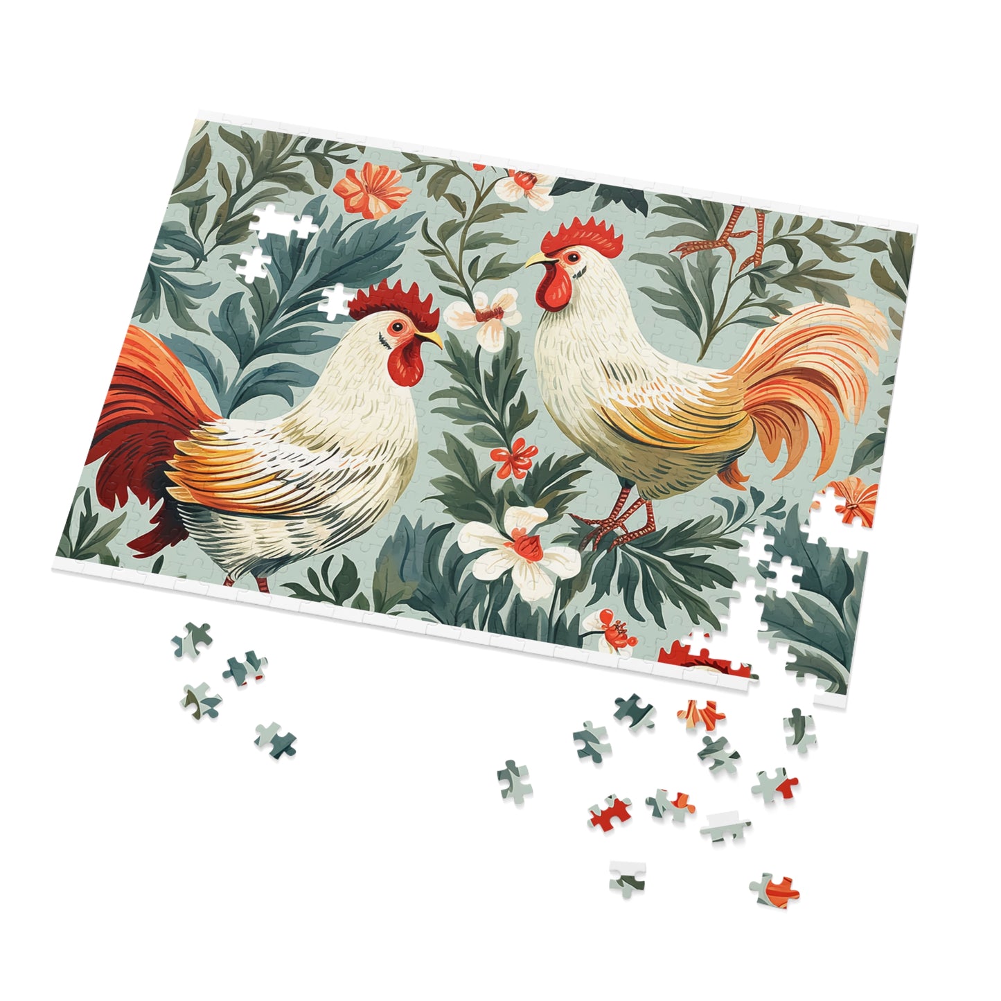 Jigsaw Puzzle, Chicken/Rooster, Personalised/Non-Personalised (30, 110, 252, 500,1000-Piece)