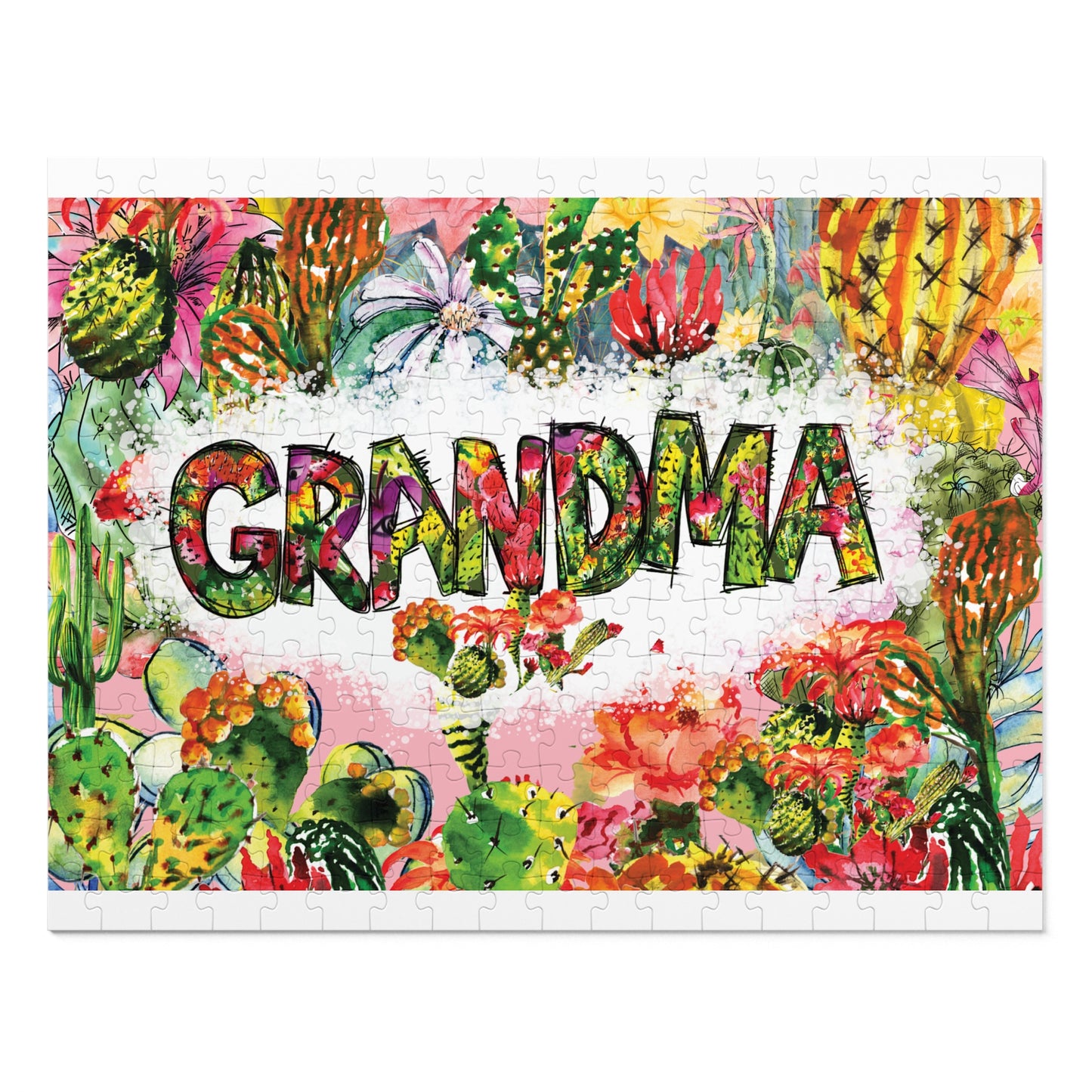 Jigsaw Puzzle, Grandma, Personalised/Non-Personalised (30, 110, 252, 500,1000-Piece)