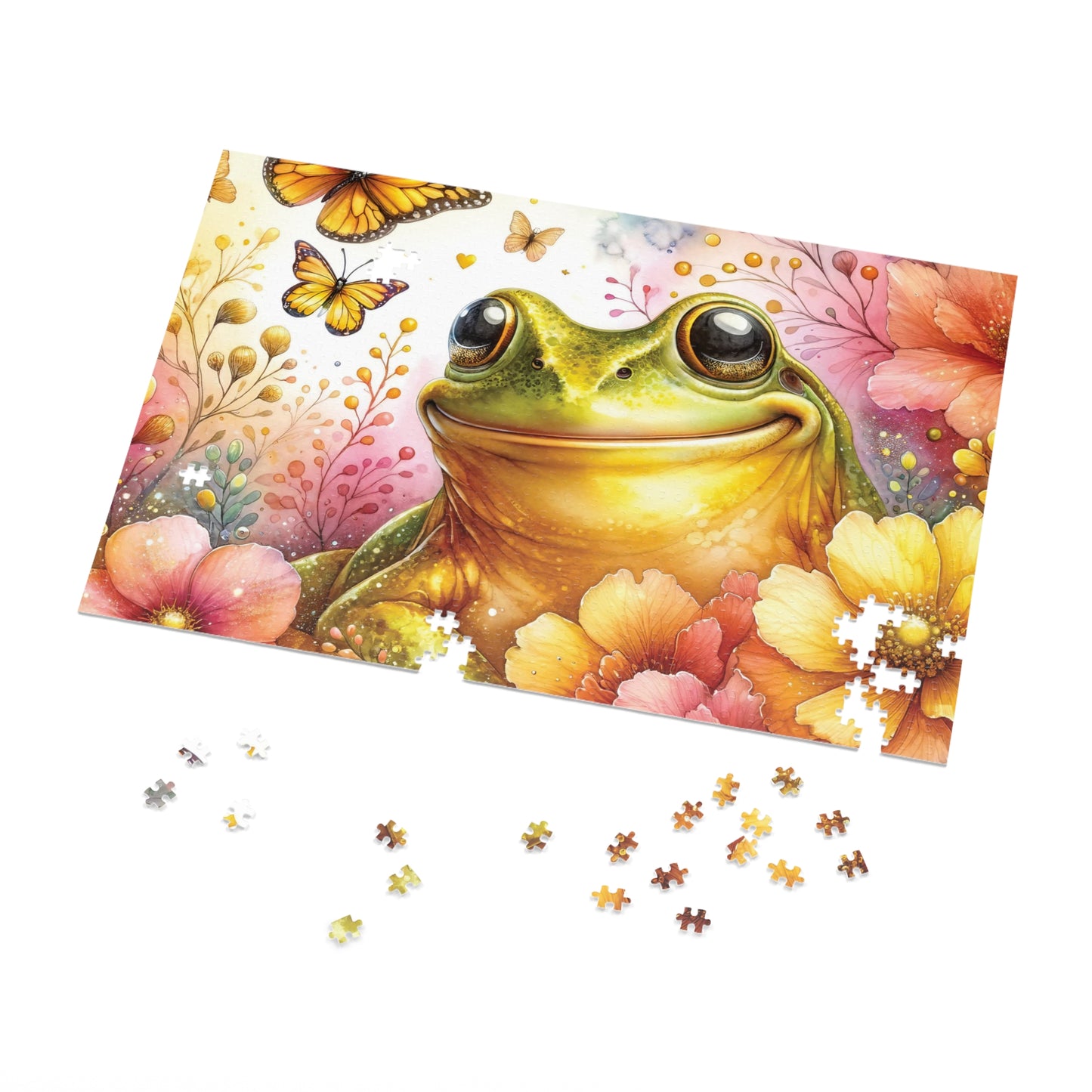 Jigsaw Puzzle, Frog, Personalised/Non-Personalised (30, 110, 252, 500,1000-Piece)