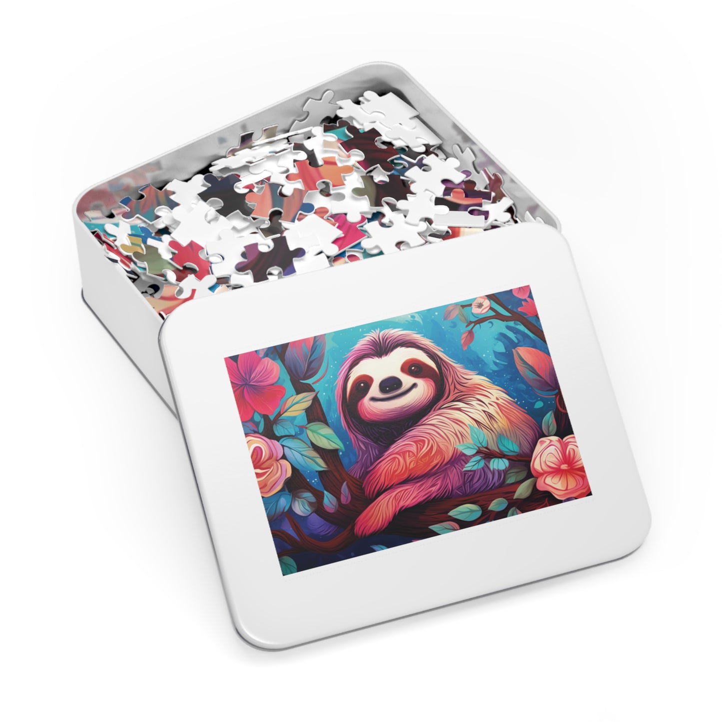 Jigsaw Puzzle, Sloth, Personalised/Non-Personalised (30, 110, 252, 500,1000-Piece)