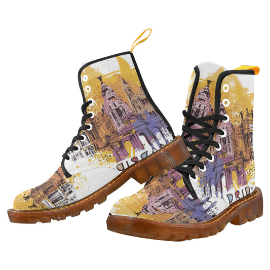 Madrid Sketch honey Martin Boots For Men Model 1203H