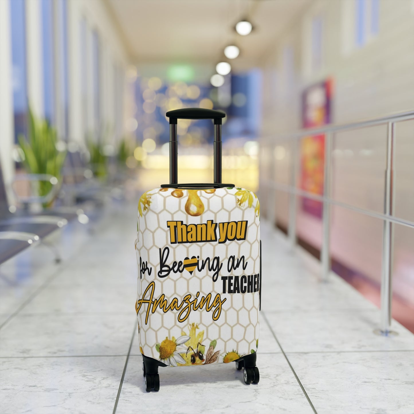 Luggage Cover, Teacher, Thanks for beeing an amazing Teacher, awd-1461