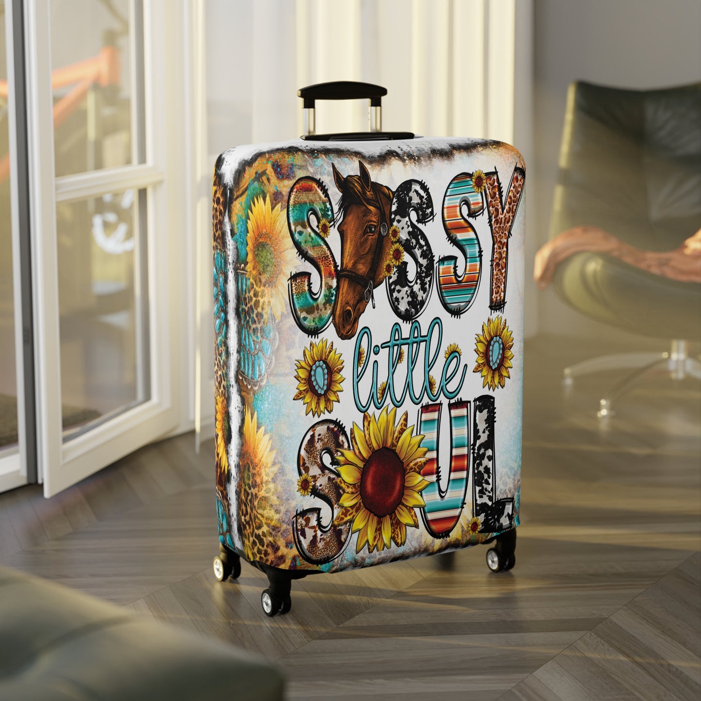 Luggage Cover, Country and Western, Sassy Little Soul, awd-1017