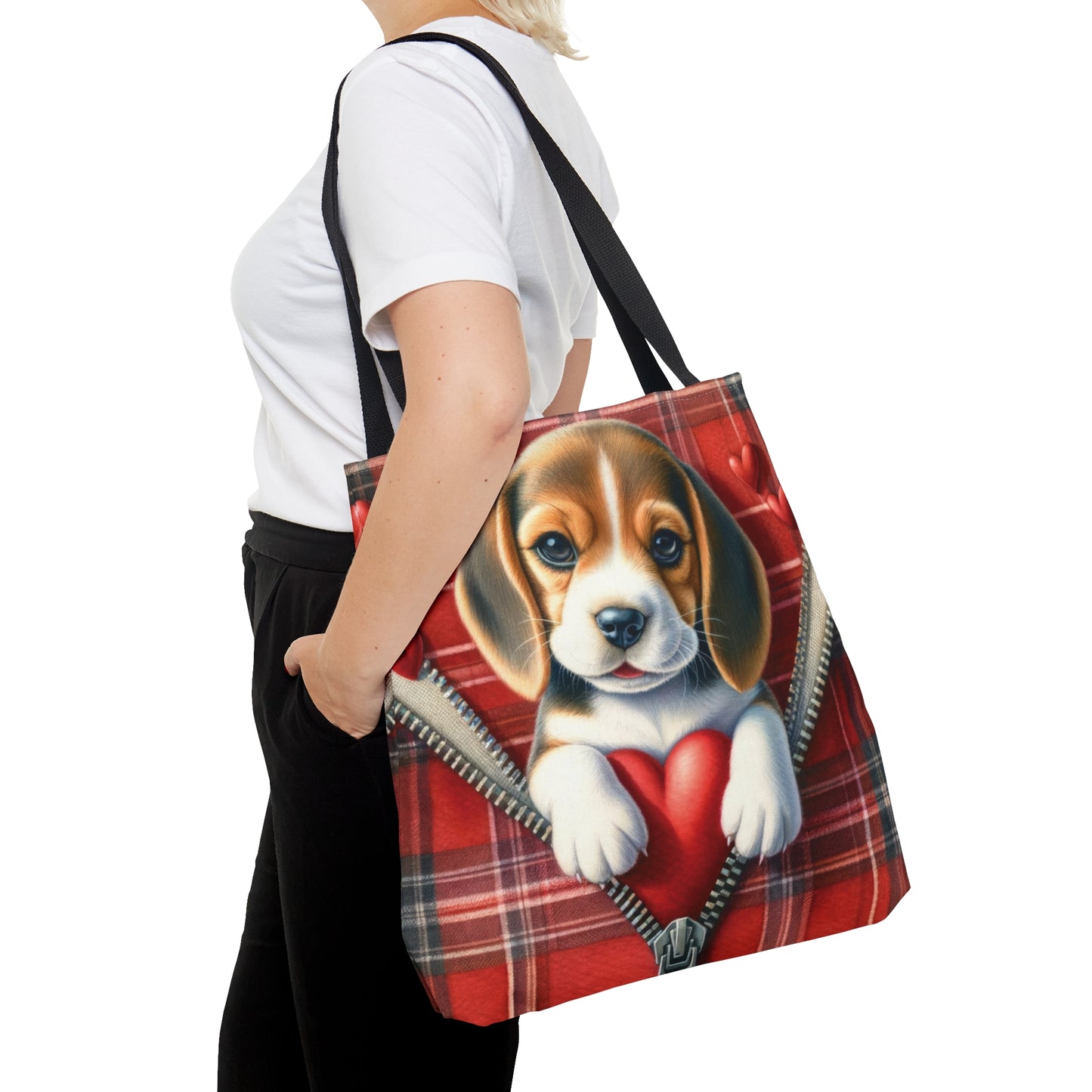 Tote Bag, Cute Dog, Personalised/Non-Personalised Tote bag