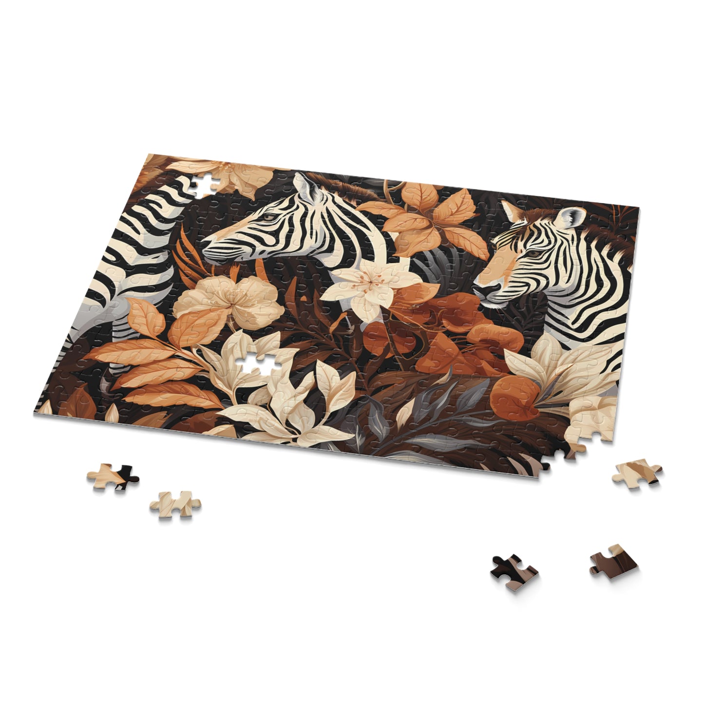 Personalised/Non-Personalised Puzzle, Zebra (120, 252, 500-Piece)