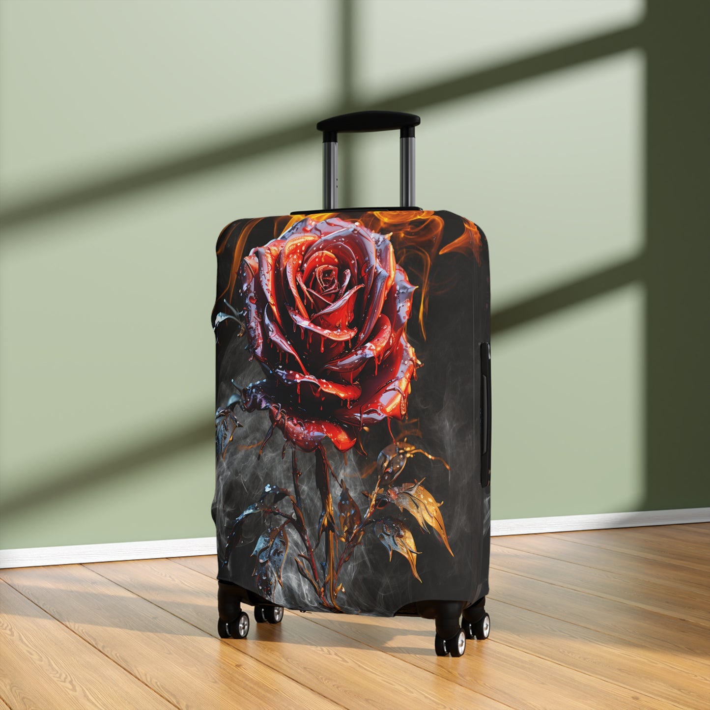 Luggage Cover, Red Rose, awd-3069