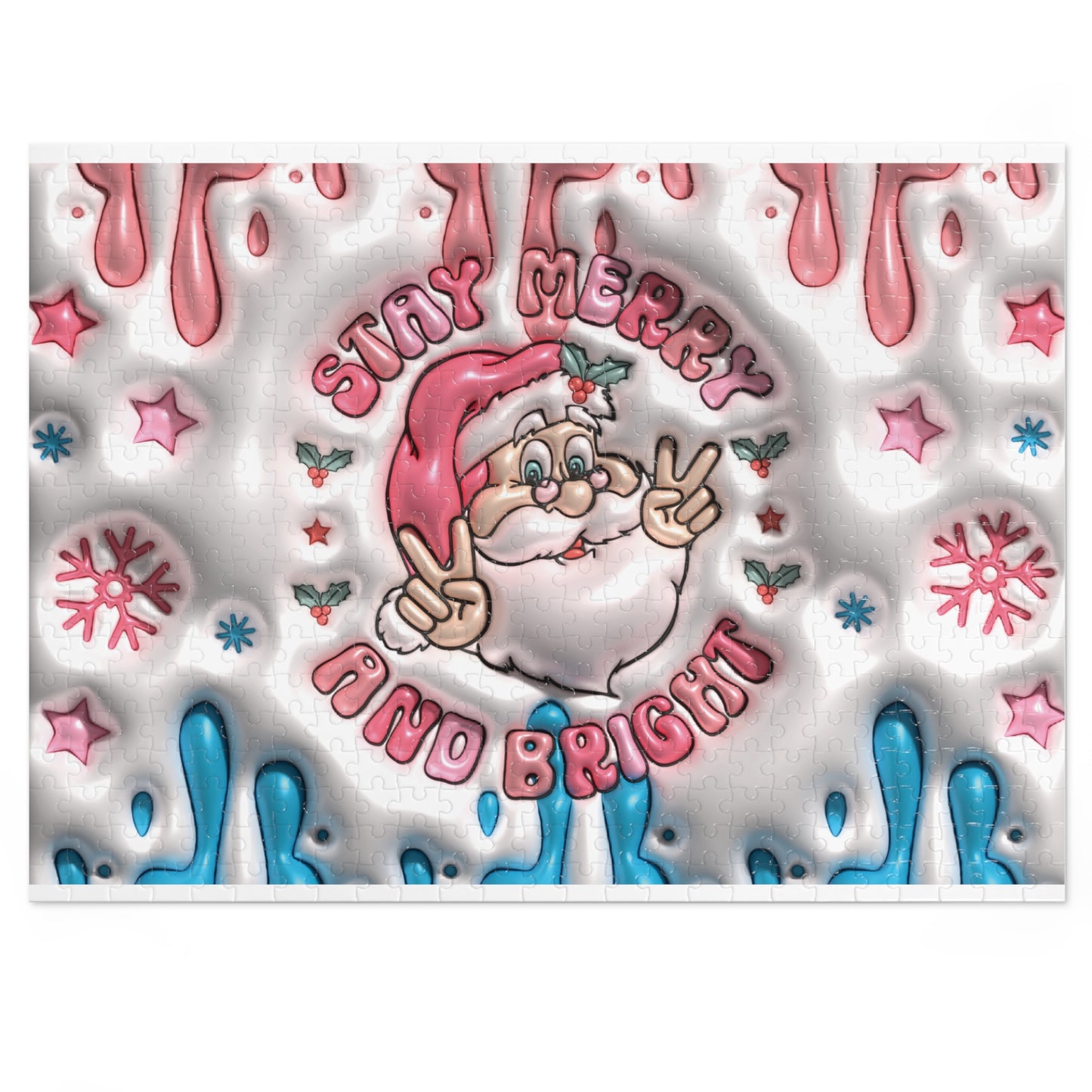 Jigsaw Puzzle, Christmas, Santa, Personalised/Non-Personalised (30, 110, 252, 500,1000-Piece)