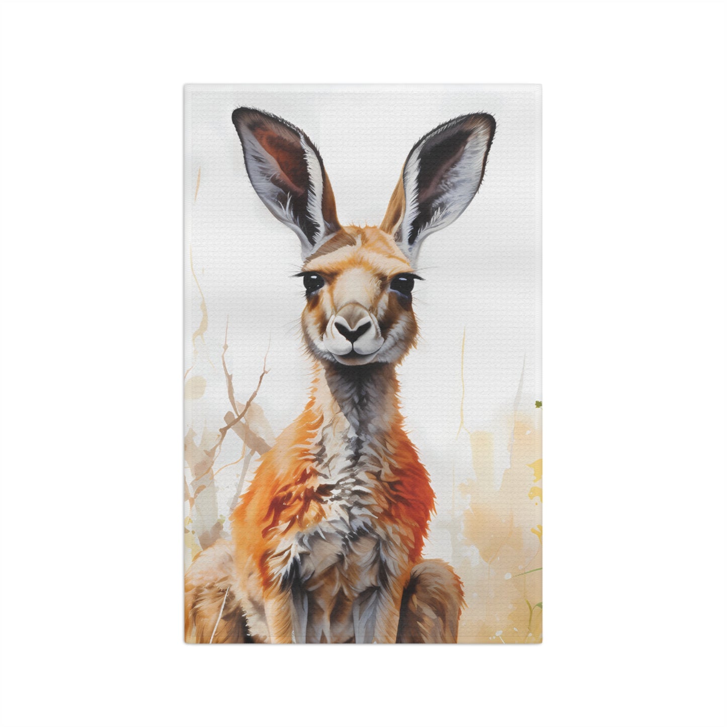 Microfiber Tea Towel, Australian Animals, Kangaroo