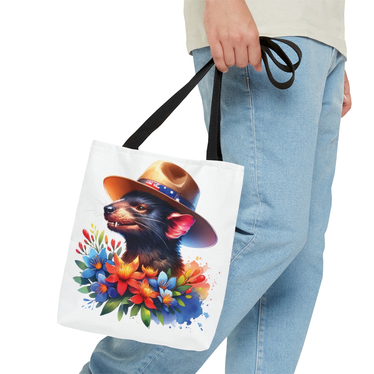 Tote Bag, Australian Animals, Tasmanian Devil, Personalised/Non-Personalised Tote bag