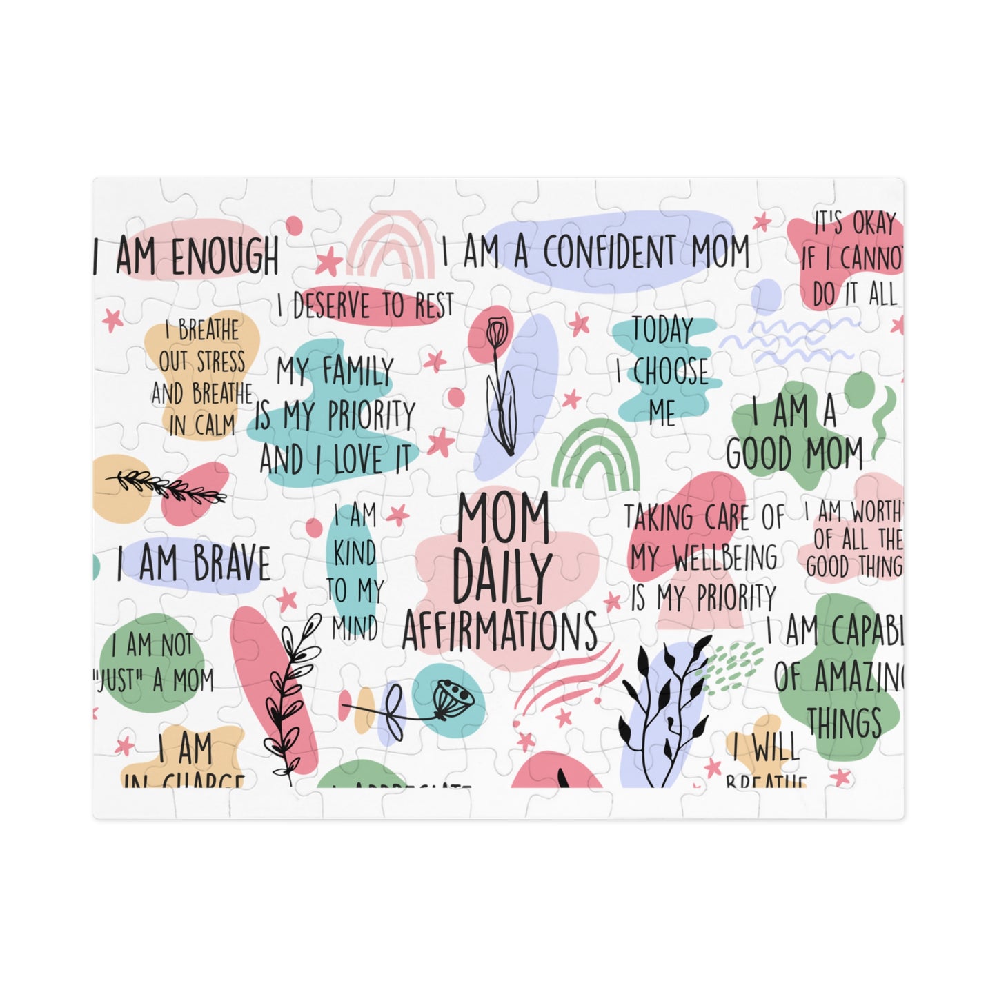 Jigsaw Puzzle in Tin, Affirmations, Mom Personalised/Non-Personalised, awd-1372