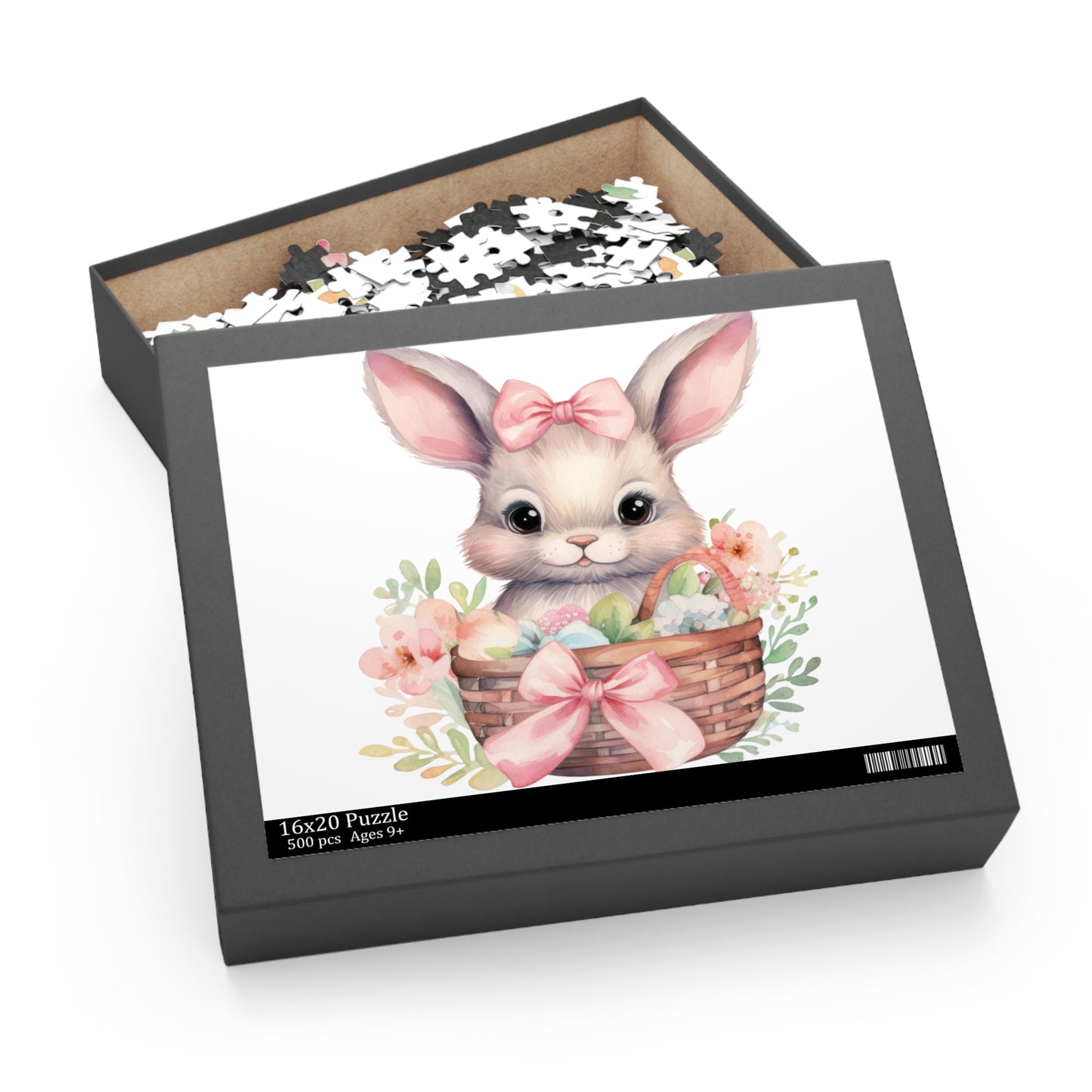 Personalised/Non-Personalised Puzzle, Easter Bunny (120, 252, 500-Piece)