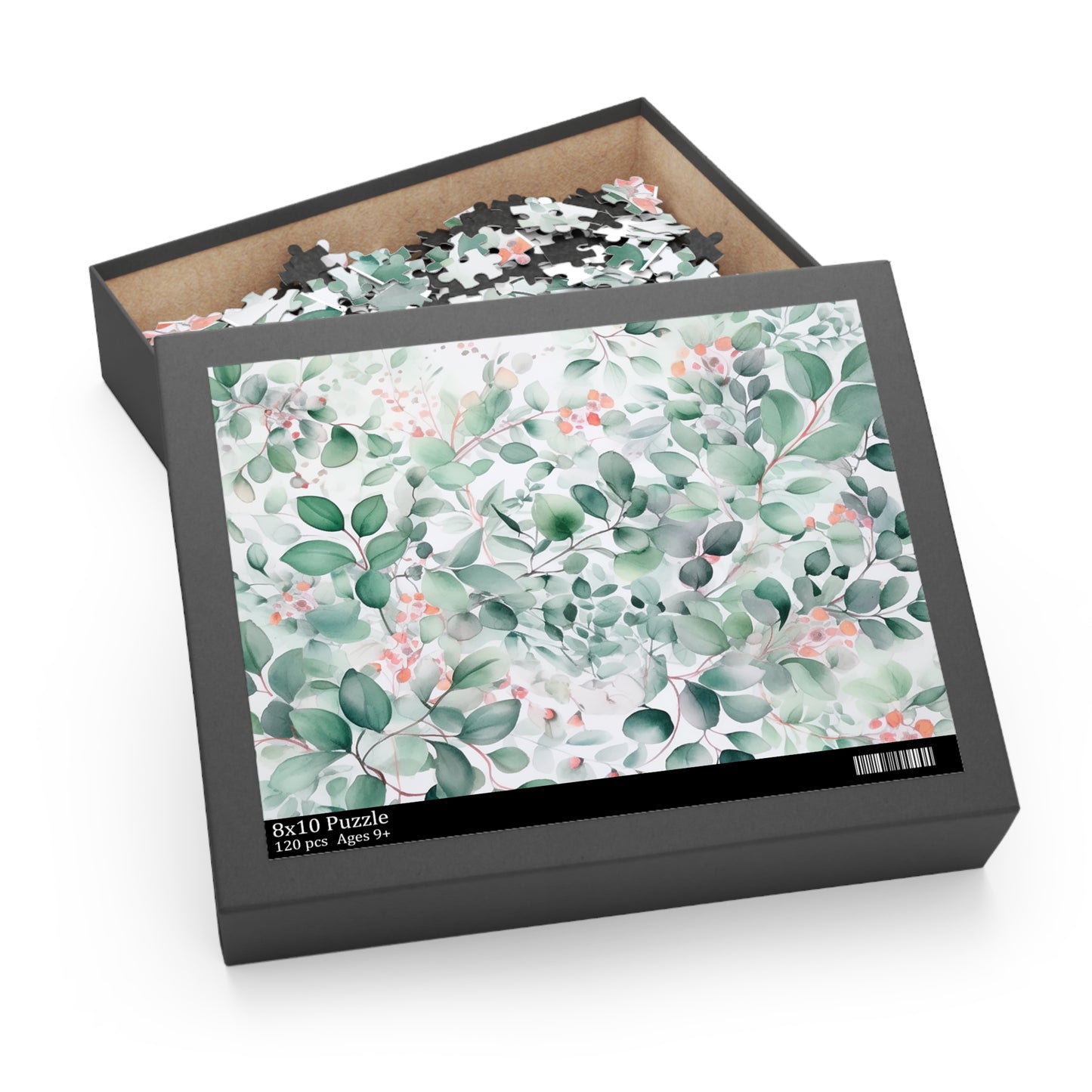 Personalised/Non-Personalised Puzzle, Eucalyptus Leaves (120, 252, 500-Piece)