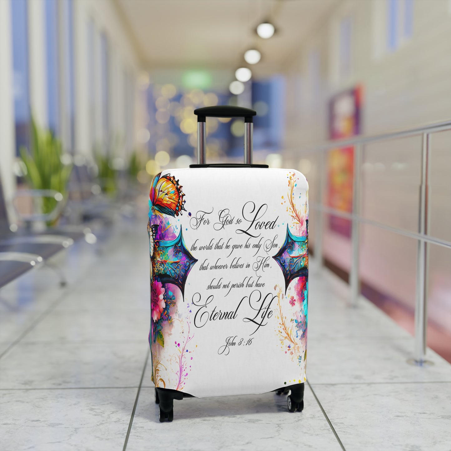 Luggage Cover, Bible Verse, awd-1490