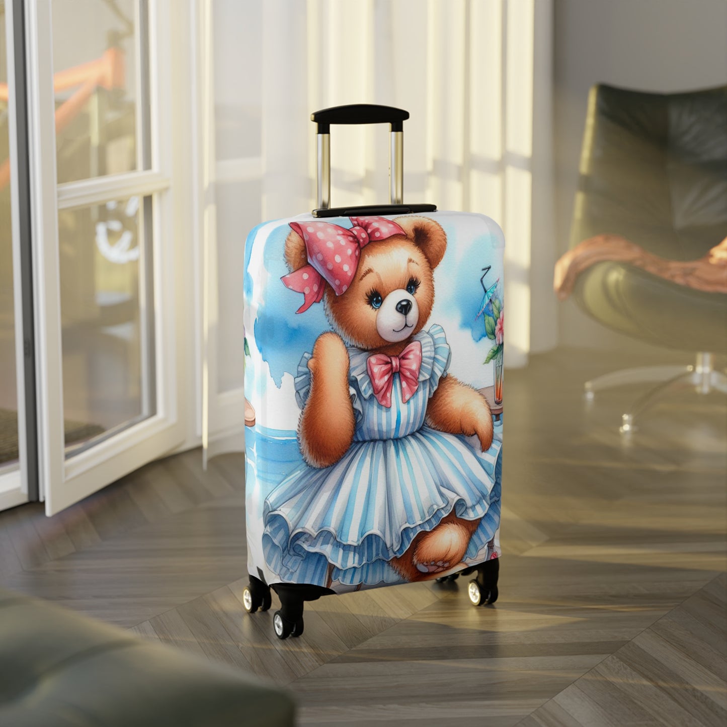 Luggage Cover, Teddy Bear, awd-3030