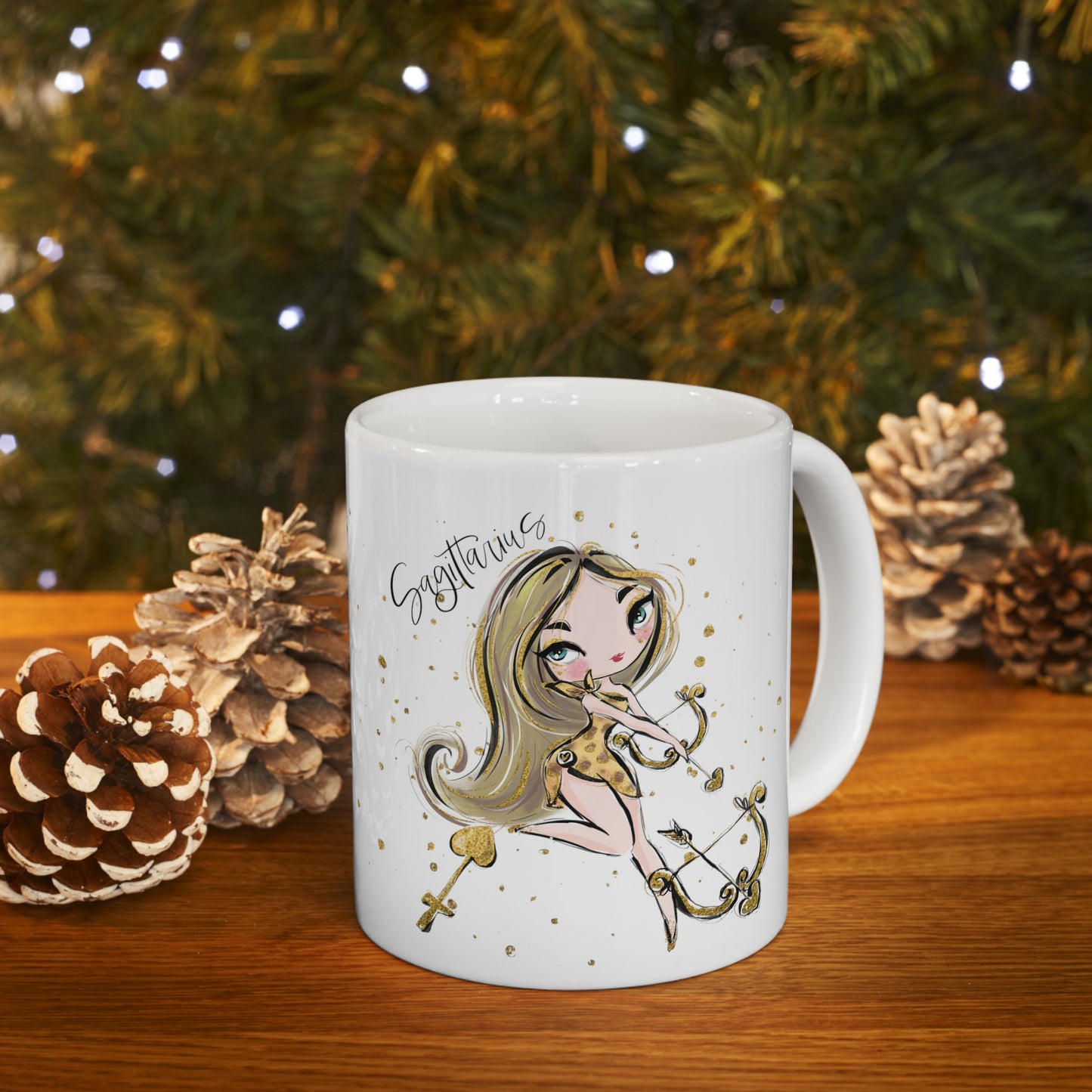 Zodiac Sign, Sagittarius, Ceramic Mug 11oz