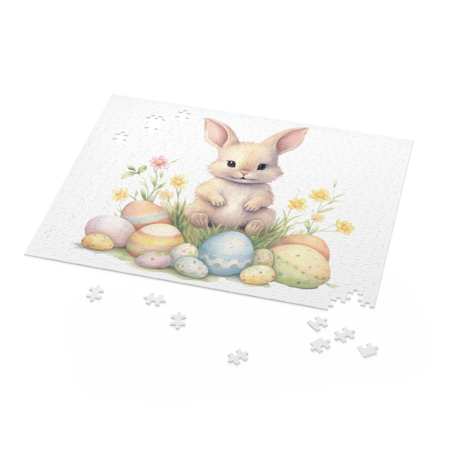 Personalised/Non-Personalised Puzzle, Easter Bunny (120, 252, 500-Piece)