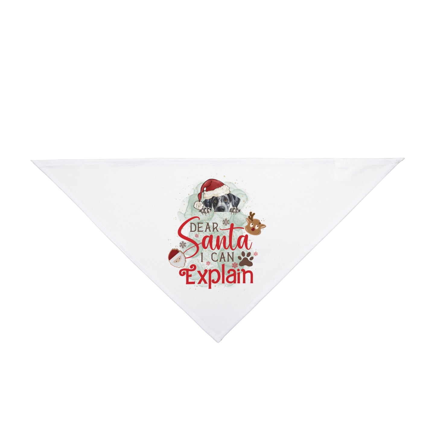 Bandana, Dear Santa I can Explain, Christmas Pet Bandana