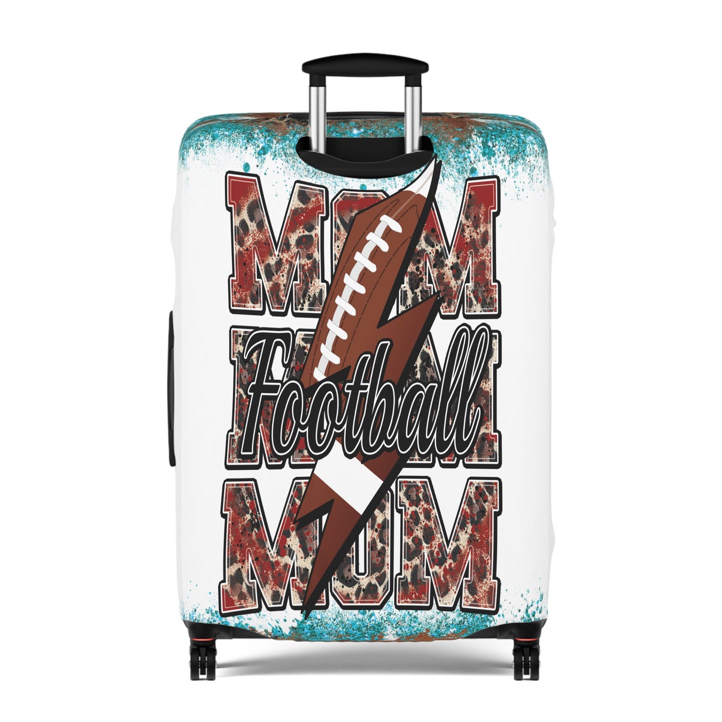 Luggage Cover, Football Mom/Mum, awd-312