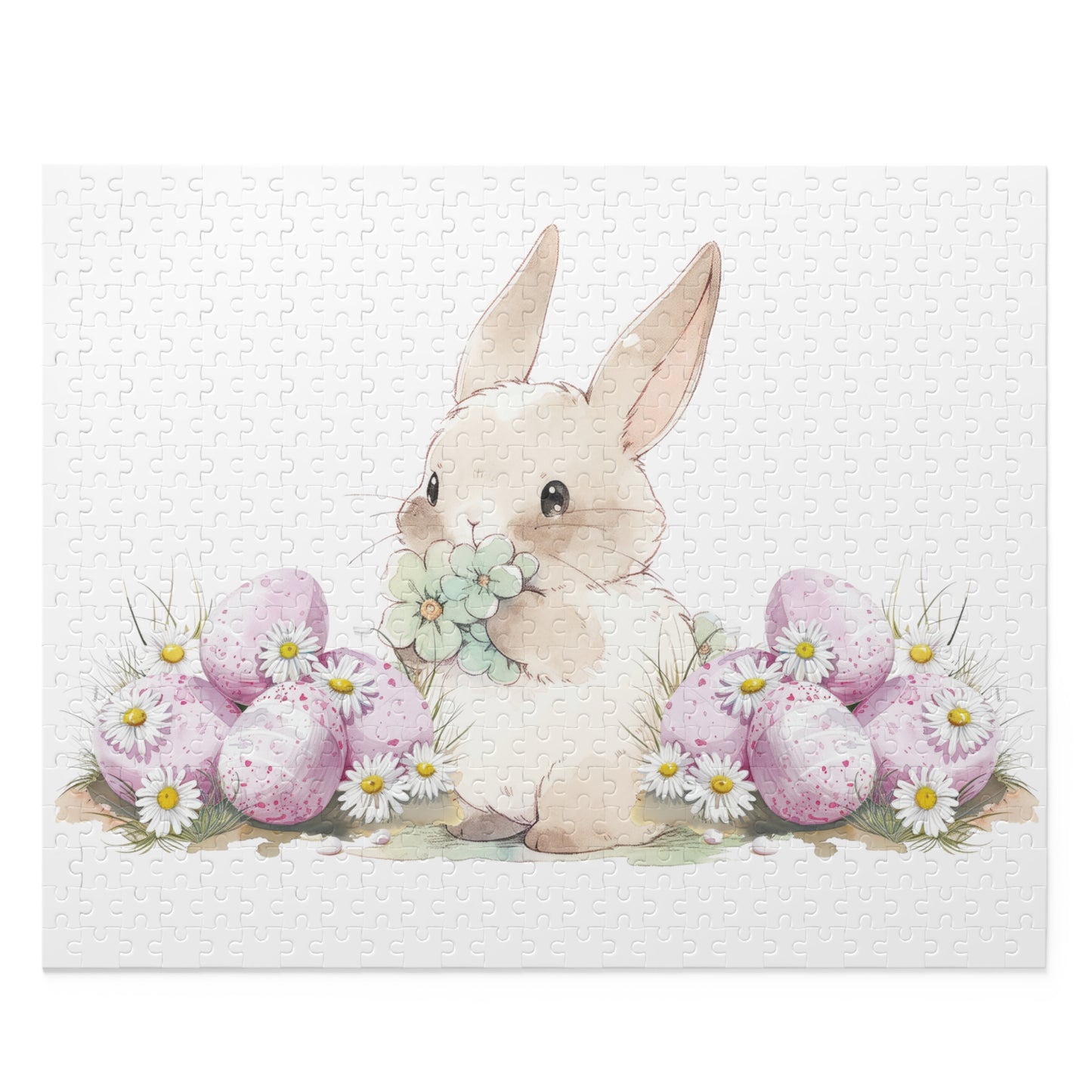 Personalised/Non-Personalised Puzzle, Easter Bunny (120, 252, 500-Piece)