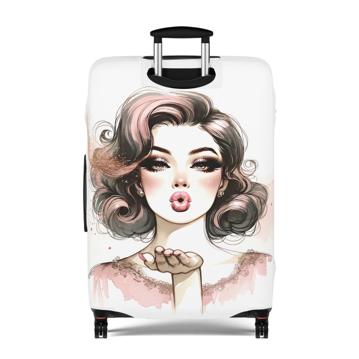 Luggage Cover, Coquette Girl, awd-1483