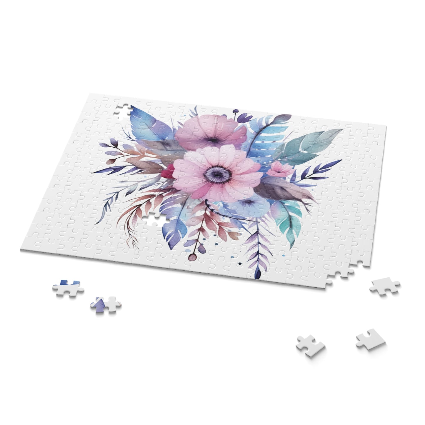 Personalised/Non-Personalised Puzzle, Floral (120, 252, 500-Piece)